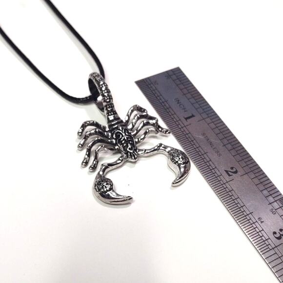 Stainless Large Scorpion Necklace Western Escorpion Christmas Birthday Gift NEW! - Picture 5 of 5